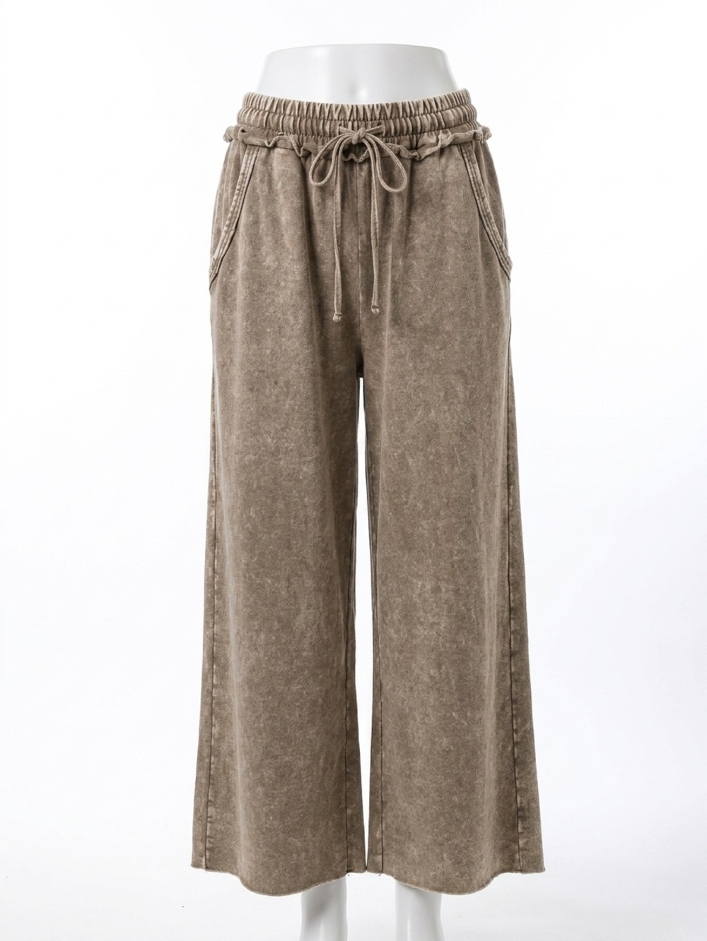 NEW ZENANA about those palazzo pants in mocha